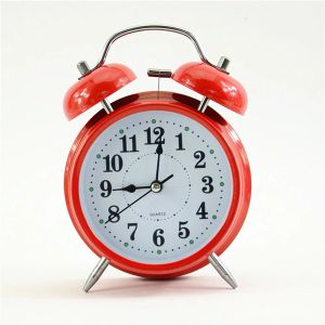 Clocks Digital Alarm ALOLK ALARM ALARME Car pour la maison Red Retro blanc 16.5x11.5x5.8cm 1pcs Black Blue Green Metal Bedside