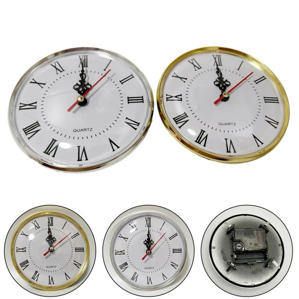 Horloges bricolage 130 mm quartz horloge insert motion de remplacement de numéros de remplacement romain de la table antique.
