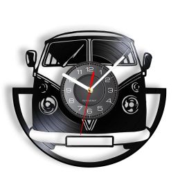 Horloges minibus horloge murale vintage en vinyle