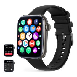 Clocks Misirun P45 Smart Watch voor vrouwelijke mannen met Bluetooth -oproepen, AI Voices, 120+ Sport Modi Fitness Tracker PK IWO 13 W27 W37 Pro S7