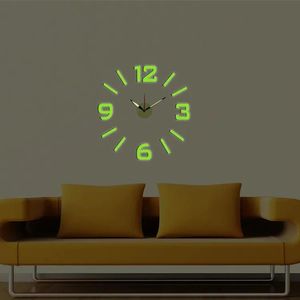 Horloges En Gros Innovant BRICOLAGE horloge murale décoration de la maison horloge murale horloge lumineuse