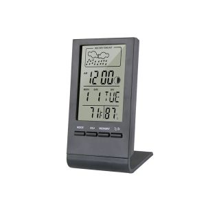 Klokken draadloze thermometer hygrometermeter indicator weerstation elektronische temperatuur vochtigheid monitor klok voor binnen buiten