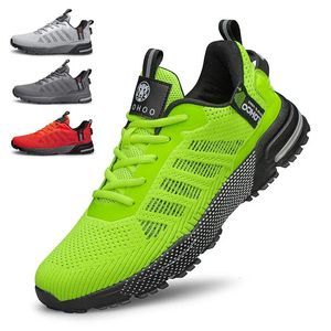 CLOHOO hommes à la mode tricoté respirant léger confortable baskets pour courir Jogging résistant à l'usure antidérapant décontracté chaussures de Sport 240320