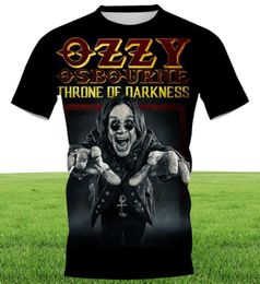 CLOOCL 3D Tshirts Rock Singer Ozzy Ozzy Osbourne DIY Tops para hombre Personalizado Casual Slim Sleim Sleeve Street shir2755867