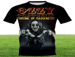 CLOOCL 3D TSHIRTS IMPRIMÉS SINGER ROCK OZZY OSBOURNE TOPS MENSEMENTS MENSEMENTS CONSUDANTS Personnalisés Slim à manches courtes Street Street Shir8410724