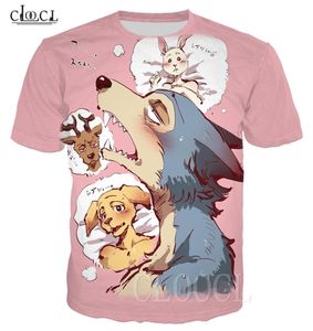 ClooCl Cartoon Anime Beastars T Shirts Tee Harajuku Sweatshirts pullovers 3d print wolf herten dieren zomer mannen vrouwen t -shirt 210324460711