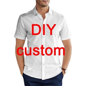 CLOOCL Hommes Chemises DIY Personnalisé 3D Graphique Tops Casual Mode Vêtements Ropa Hombre Drop 220708