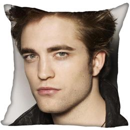 CLOOCL The Twilight Robert Pattinson taie d'oreiller 3D graphique polyester imprimé taie d'oreiller mode drôle fermeture éclair taie d'oreiller Birthda248D
