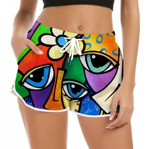 CLOOCL Vrouwen Shorts Mooie Polynesië Abstracte Kunst 3D Patroon Gedrukt Shorts Fitness Streetwear Mode Vrouwelijke Strand Shorts W220616