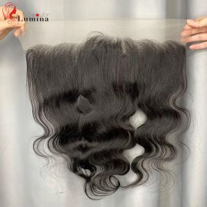 Sluitingen 13x4 Lace Frontale 4x4 Body Wave Lace frontale sluiting 4x4 Braziliaans Remy Hair Voorgeplukt 100% HUNDER HAAR LAAT VROTEN 13X4