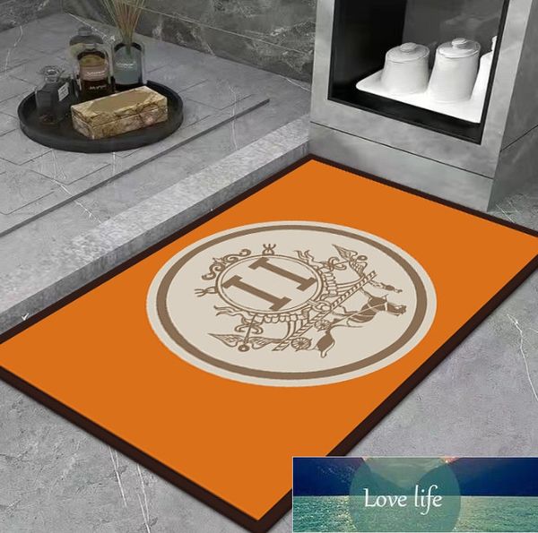 Alfombra de piso blanda absorbente de tela alfombra de baño alfombra de baño de baño para el hogar alfombras de secado rápido al por mayor