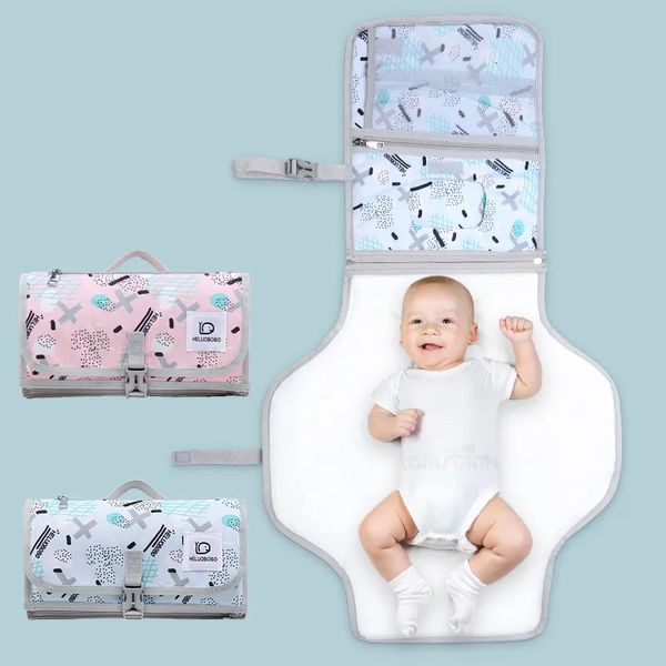 Pañales de tela Lindo bebé cambiador portátil plegable lavable impermeable colchón cambiador esteras reutilizable viaje pad pañal 231006