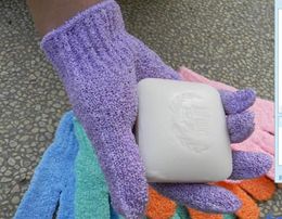 Cloth Mitt Exfoliating Face of Body Bath Scrub Hydraterende handschoenen PH8820434