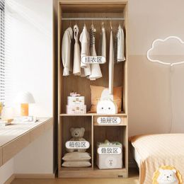 Vêtements de chambre armoires de chambre à coucher Enfants tiroirs de rangement d'été armoires