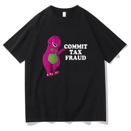 Vêtements commettre une fraude fiscale à manches courtes hommes graphique t-shirt-robuste Collection extérieure hommes femmes imprimer nouveauté t-shirt couverture en coton 220505