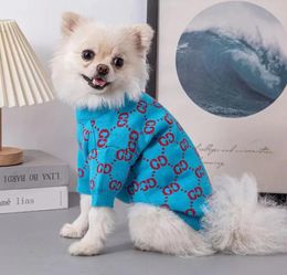 Kleding Designer Merken Dog Dog Apparel Winter Warm Pet Sweater Knust Turtleneck koud weer huisdieren Coats Puppy Cat Sweatshirt pullover kleding voor kleine honden H43