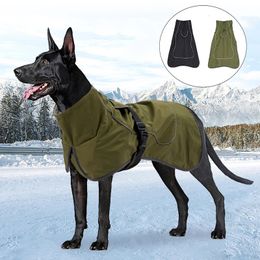 Vêtements pour grands chiens hiver chaud grand chien gilet veste imperméable pour chiens de compagnie manteau lévrier Doberman vêtements pour chiens de taille moyenne 231220