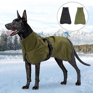Vêtements pour grands chiens hiver chaud grand chien gilet veste imperméable pour chiens de compagnie manteau lévrier Doberman vêtements pour chiens de taille moyenne 240301