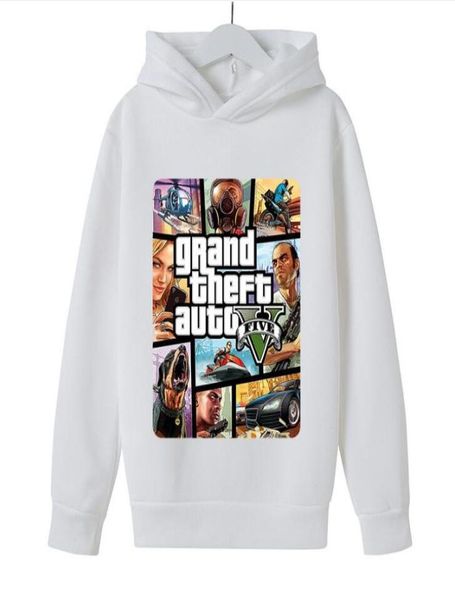 Ropa para adolescentes Ropa para niños GTA 5 sudaderas con capucha de algodón Chaqueta estilo callejero de manga larga Sudadera unisex para niños Niñas Pullo6563391