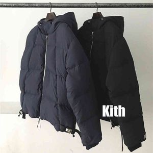 Kleding Hoodies Reflectie Kith Down Coats Men Women Hoge kwaliteit Dikke vacht Veiligheid Kraag Kraagjas kleding