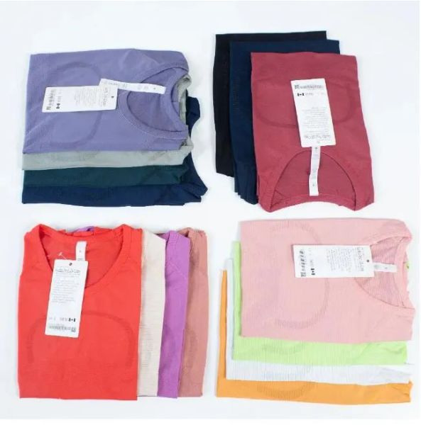 clothes lulus 2.0 Swiftly Tech T-shirt de yoga à manches courtes sans couture pour femme Coupe ajustée Chemise de sport légère à séchage rapide Mèche en tricot Fitness respirant55