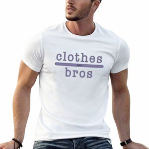 Ropa sobre Bros Logo Camiseta Sudadera Camisa Ropa de verano Tops Oversizeds Plain White T Shirts Hombres N0kl #
