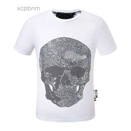 Kleding Pleins Heren Halloween Phillip Heren T-shirt T-shirts Effen Philipps Designer Kostuums designer Designer Animal Attern Casual Ademend Schedelhoofd Plezier