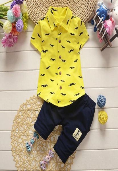 Vêtements pour bébés garçons, chemises à manches courtes, hauts, Shorts, pantalons, ensemble de vêtements décontractés, 2 pièces, 20204023822