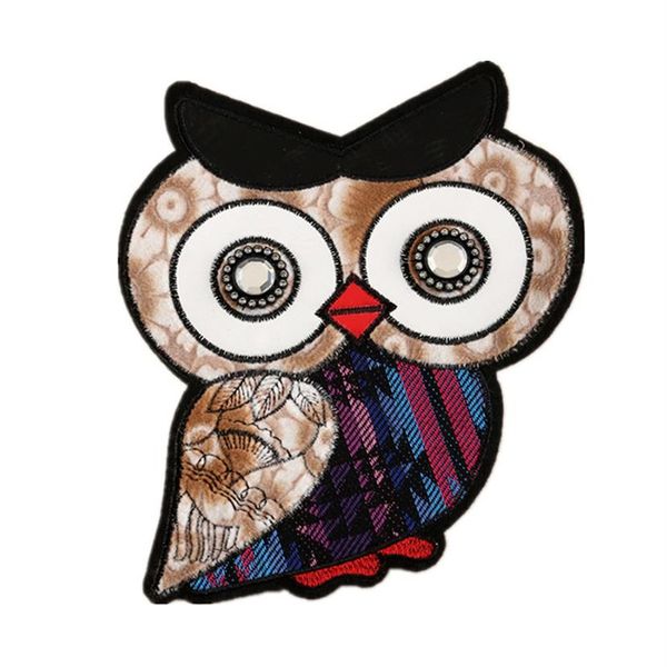 Accessoires vestimentaires écusson brodé en forme de hibou Outils de couture283R