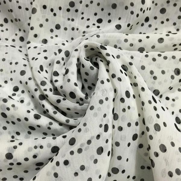 Tissu de vêtements 2024 Bazin Riche Getzner soie Tecidos imprimé écharpe en mousseline de soie chemise à pointe jupe longue Shun tissus de robe de spectacle