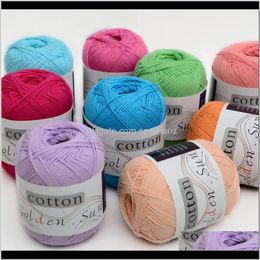 Kleding Stofkleding Drop Levering 2021 Cartoon Kinderen Pure Baby Lijn 100Percent Cotton Crochet Garen voor het breien Soft Smooth Natural An