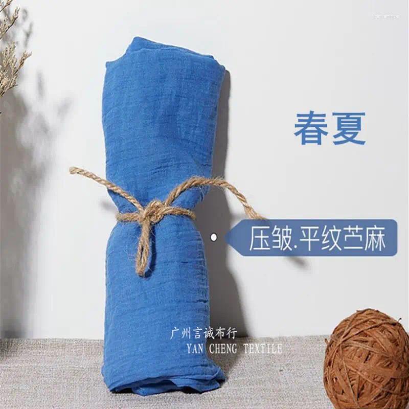 Clothing Fabric Thin Linen Cotton Summer For Sewing Dress