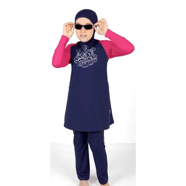 Vêtements fille de maillots de bain musulmans de maillot de bain islamique de maillot de bain islamique pour la petite fille vêtements islamiques