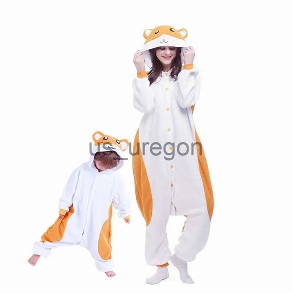 Ropa ropa para el hogar Niños Hamster Dibujos animados Cosplay Onesies Unicornio Pijamas Niños Bebé Animal Halloween Pijamas Niños Niñas Lindo Erizo