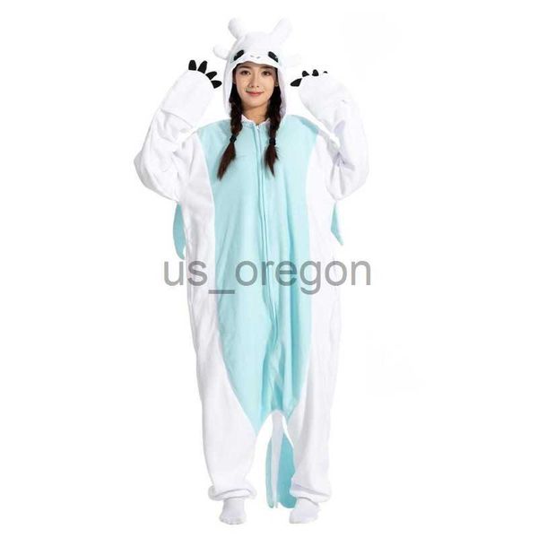 Vêtements à la maison Animal blanc kigurumi adultes grenouillards femme hommes pamas halloween costumes cosplay saut de combinaison cadeau de Noël x0902