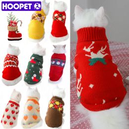 Kleding Hoopet huisdier kerstkleding Kerstkleding Katkleding Kleding Kleding voor kleine middelgrote honden Vest Shirt Nieuwjaar Puppy Dog Cat