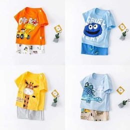 Vêtements Enfants Vêtements Ensembles Casual Sports Lâche Oneck T-shirts shorts Nouveau Style À La Mode Coton À Manches Courtes Pullover Chemises Enfants pcs