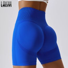 Kleding LAISIYI Sport Push-up broeken Dames broeken Hoge taille Naadloze legging Butt Lifting Buikcontrole Workout Atletisch Gym Legging