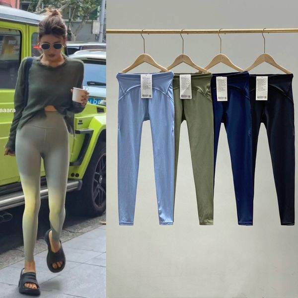 Vêtements Leggings Femmes Survêtement Taille Haute Leggings De Yoga Cheveux Au Sol Serré À L'extérieur Porter Des Pantalons De Fitness Femmes Tirer Dans Leur Abdomen Joggers Courir