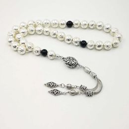 Ropa el tasbih tasbih de lava natural chapado nuevo estilo misbaha de piedra natural rosario musulmán 33 66 99 cuentas de oración