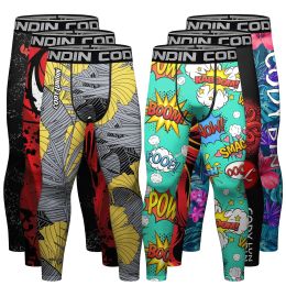 Vêtements Leggings de compression de sport pour hommes Collants de course Pantalon de basket-ball à séchage rapide Pantalon d'entraînement MMA Jogging Fitness Pantalon d'entraînement