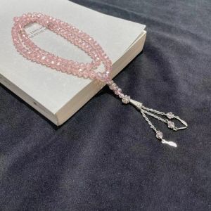 Vêtements Bracelet du chapelet musulman 99 Bracelets de cordes islamiques perlées en cristal pour femmes