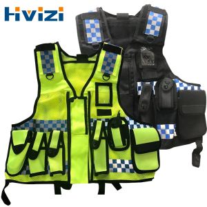 Kleding Nieuwe Tactic Security Patrol Vest HI Viz Yellow Industrie Deur Personeel Werkkleding Veiligheid Kleding Hoge Zichtbaarheid Nacht Reflectief Veilig