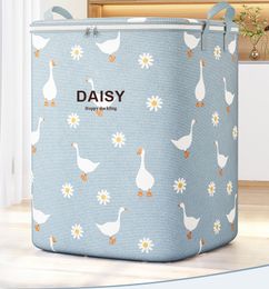 Sac de rangement de couette pour vêtements, boîte de rangement de grande capacité pour couette, garde-robe, sac polochon mobile pour vêtements non tissés