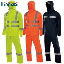 Vêtements imperméables pantalons de pluie mode respirant hommes femmes manteau de pluie extérieur imperméable vêtements de pluie moto à capuche imperméable