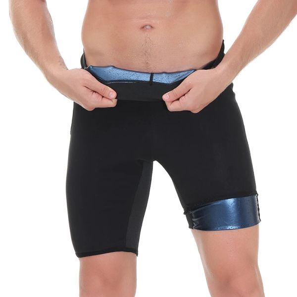 Vêtements Pantalon de survêtement sauna pour hommes Hot Shorts Shorts compression Hight Taist Leggings Gym Polymer Boxer Workout Fiess Antislip Shaper
