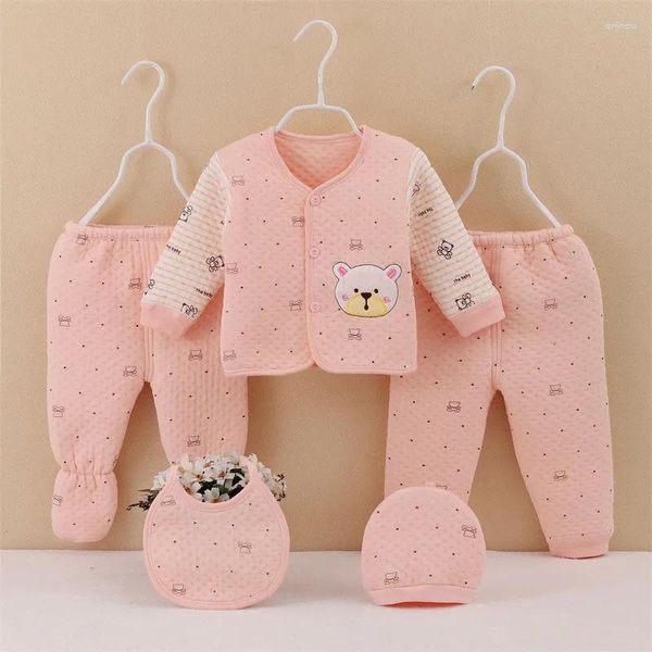 Conjuntos de ropa 0-3m Trajes de ropa nacidos para algodón para niñas para niñas