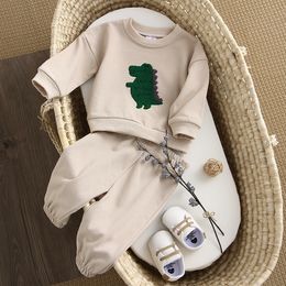 Kledingsets 0 3Y Baby Boy Girl Deset Born baby Spring Outfits Koala Tops broek Casual 230105