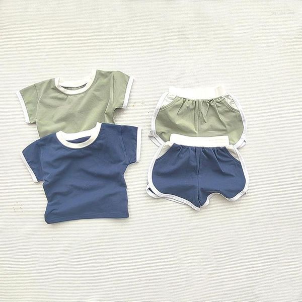 Conjuntos de ropa de 1 a 3 años para niños pequeños, ropa informal para bebés, camisetas de manga corta, pantalones cortos, prendas deportivas de verano para niñas