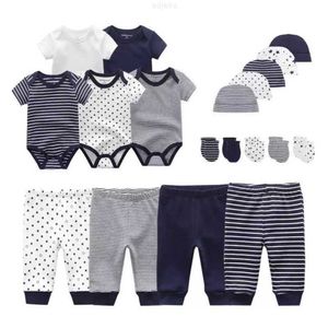 Ensembles de vêtements 19 pièces vêtements de bébé nouveau-né 100% coton garçon cadeau en gros